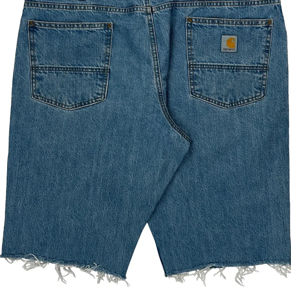 Carhartt Denim Shorts - 38W 13L Blue Cotton - Image 7