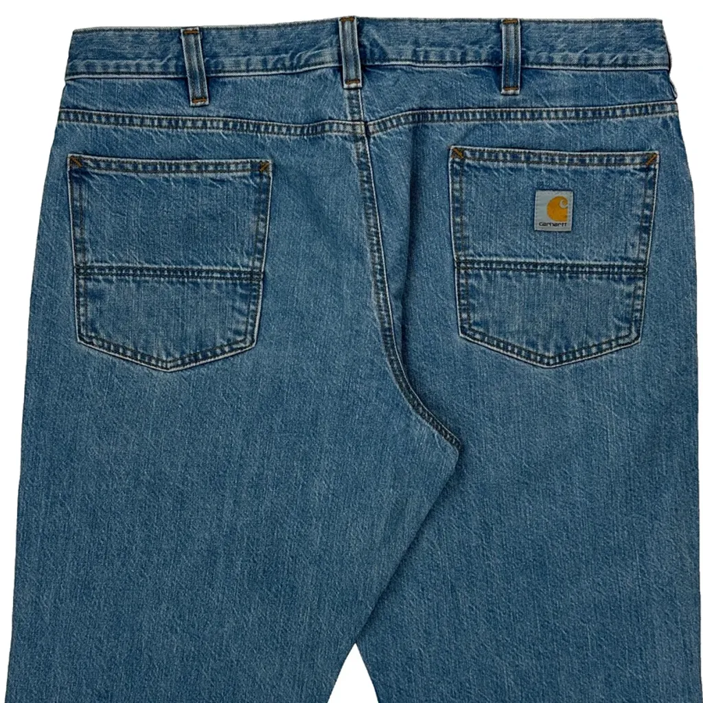 Carhartt Denim Shorts - 38W 13L Blue Cotton - Image 8