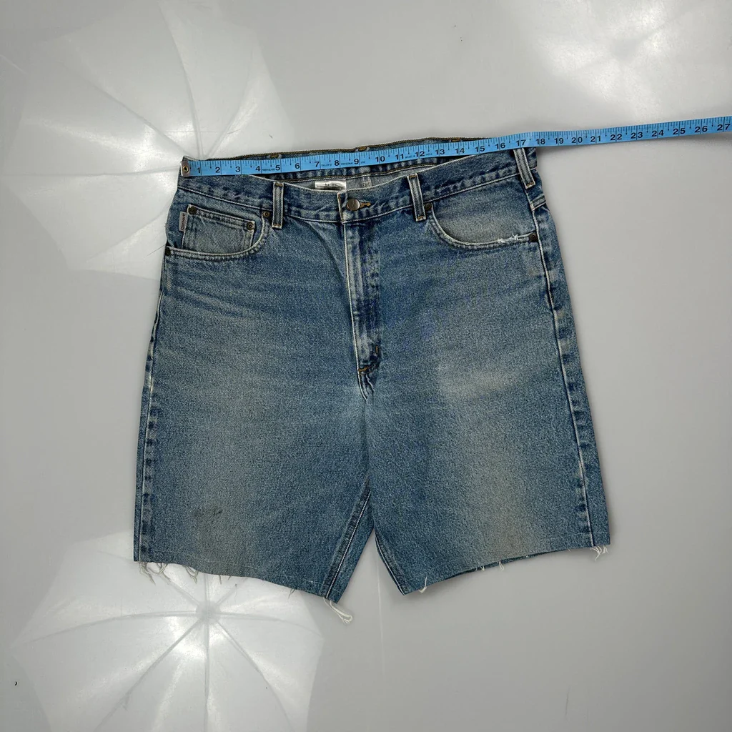 Carhartt Denim Shorts - 38W 10L Blue Cotton - Image 3