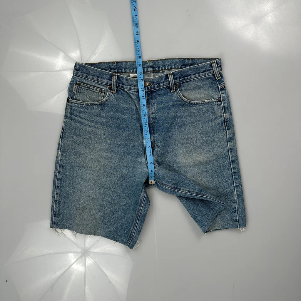 Carhartt Denim Shorts - 38W 10L Blue Cotton - Image 4
