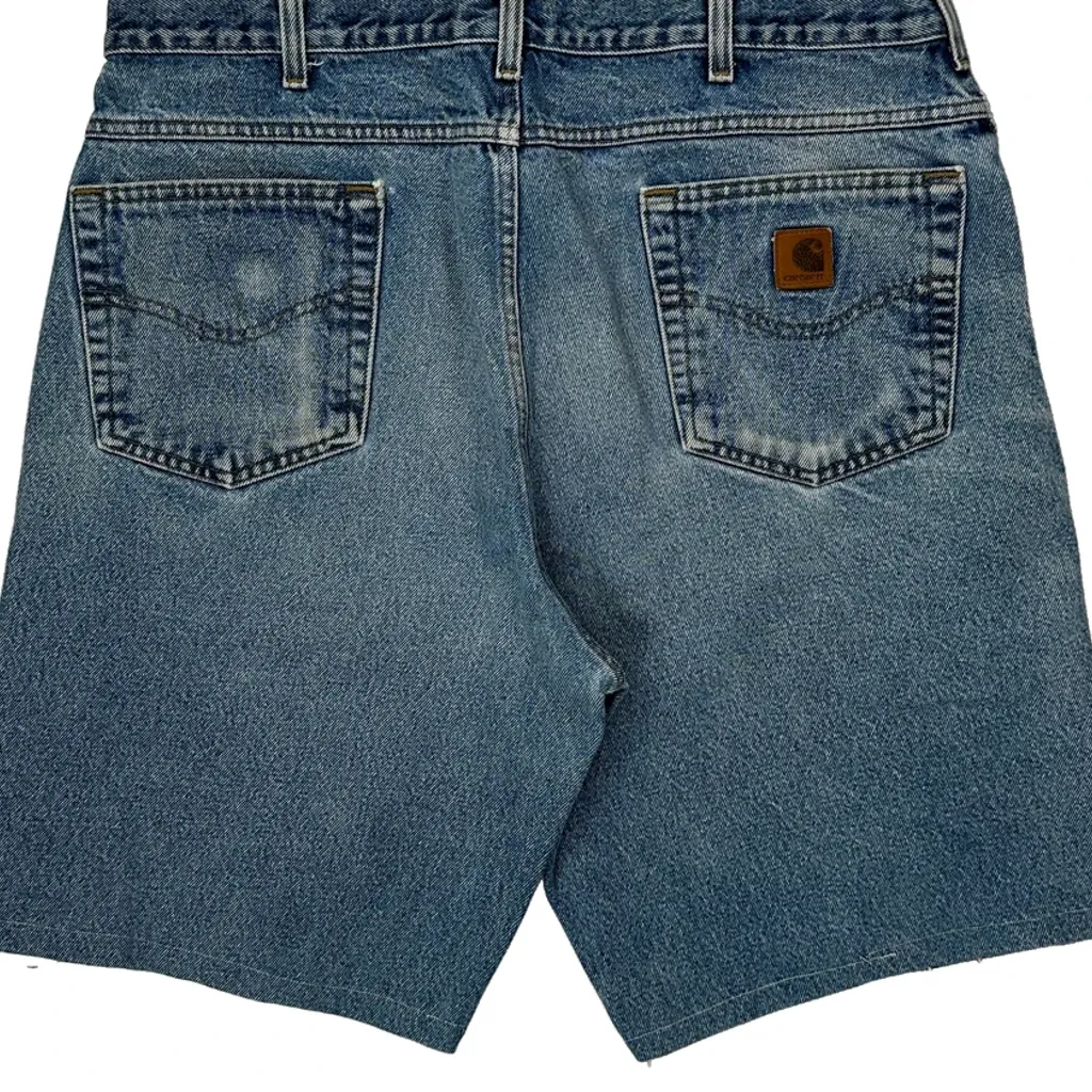 Carhartt Denim Shorts - 38W 10L Blue Cotton - Image 7