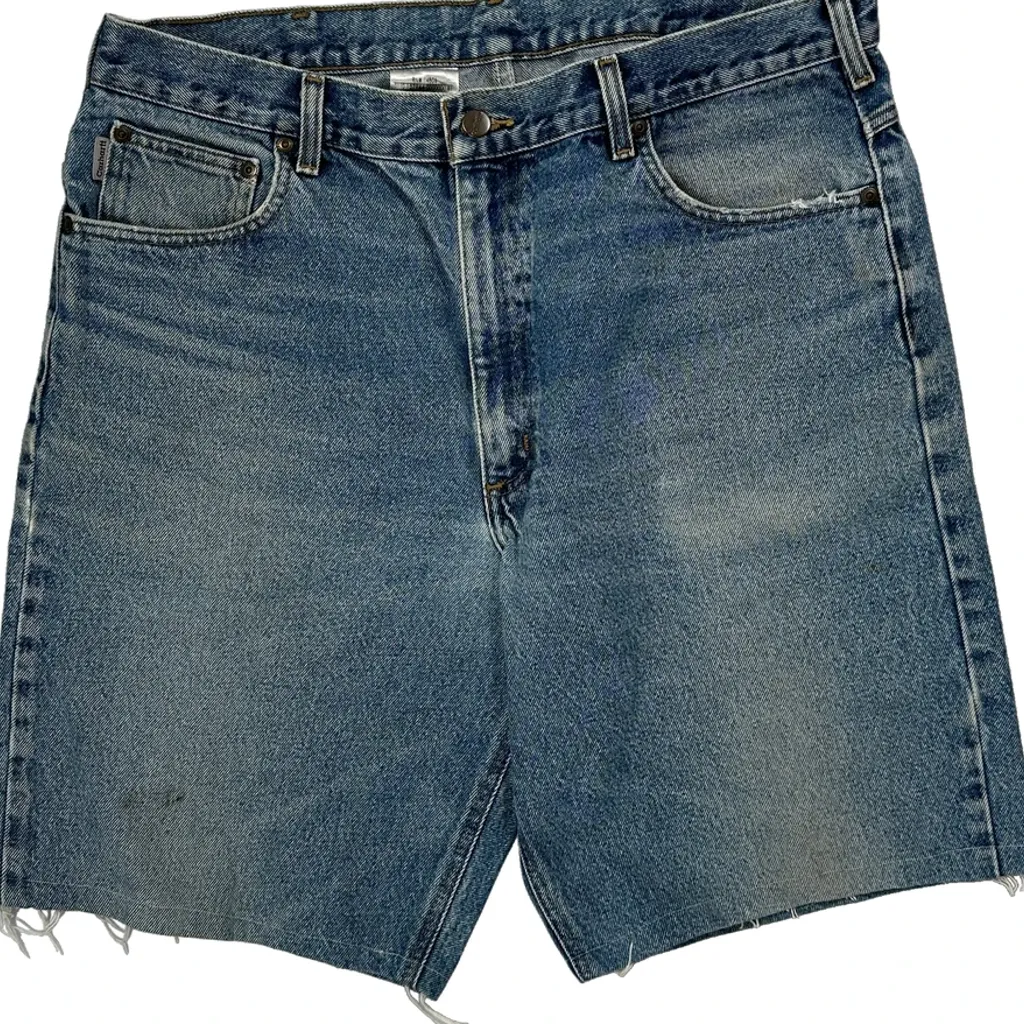 Carhartt Denim Shorts - 38W 10L Blue Cotton - Image 9
