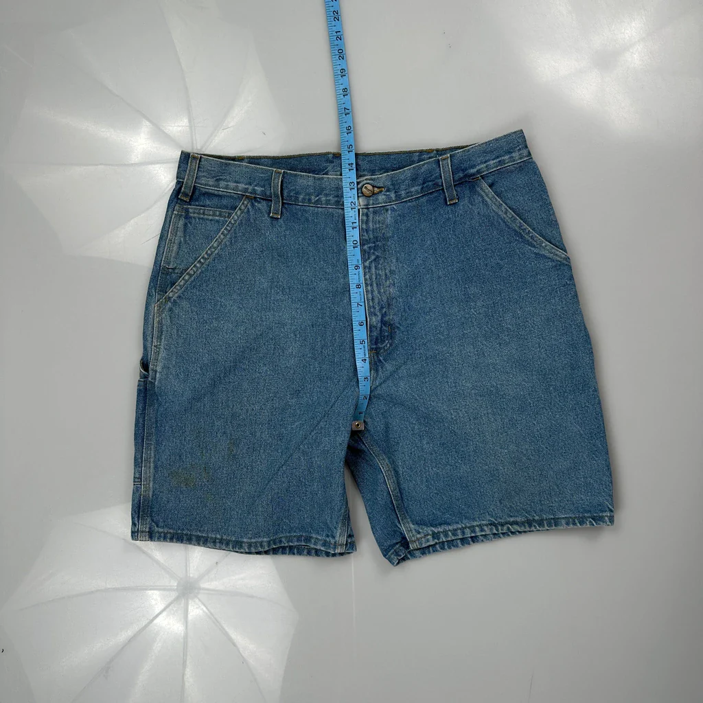 Carhartt Denim Shorts - 38W 9L Blue Cotton - Image 3