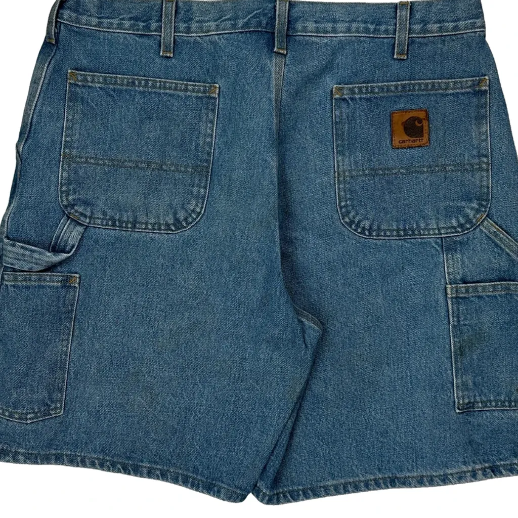 Carhartt Denim Shorts - 38W 9L Blue Cotton - Image 9