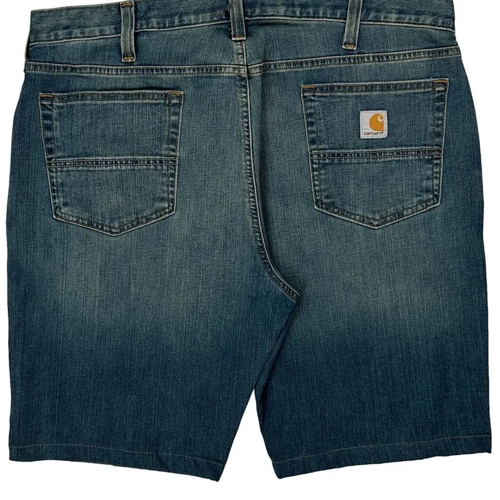 Carhartt Denim Shorts - 38W 10L Blue Denim - Image 7