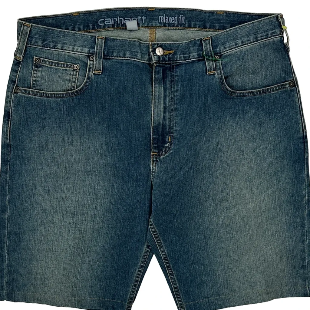 Carhartt Denim Shorts - 38W 10L Blue Denim - Image 9