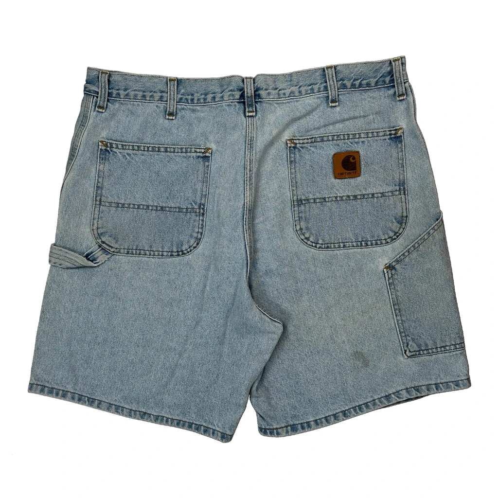 Carhartt Denim Shorts - 36W 9L Light Wash Denim