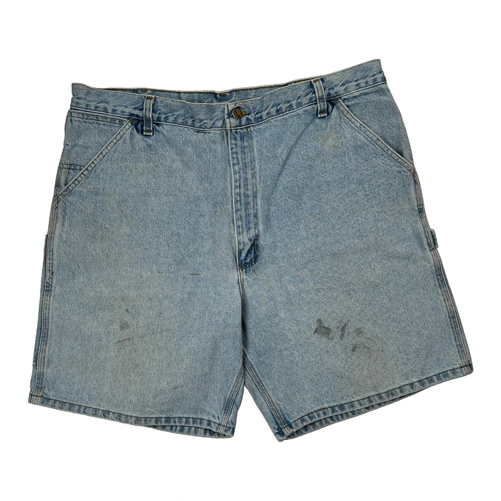 Carhartt Denim Shorts - 36W 9L Light Wash Denim - Image 2