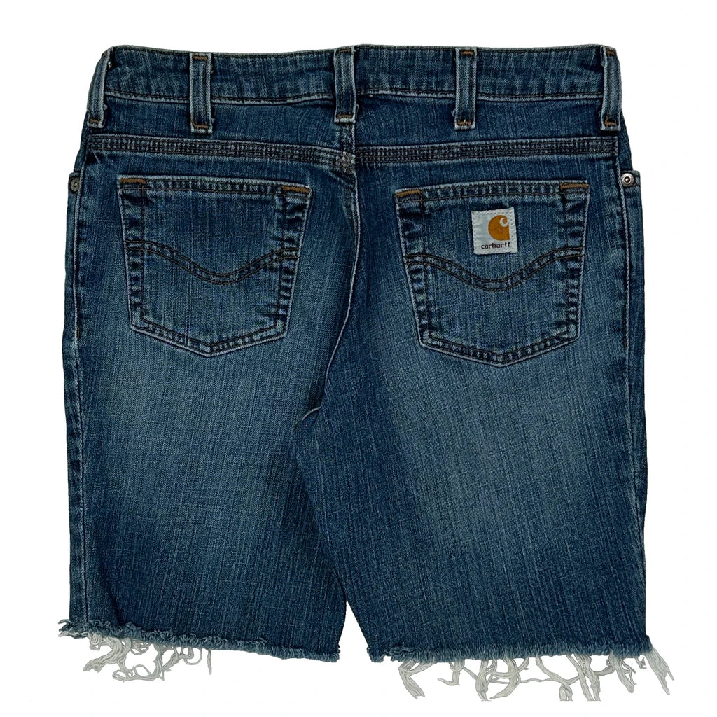Carhartt Denim Shorts - 29W UK 8 Blue Cotton