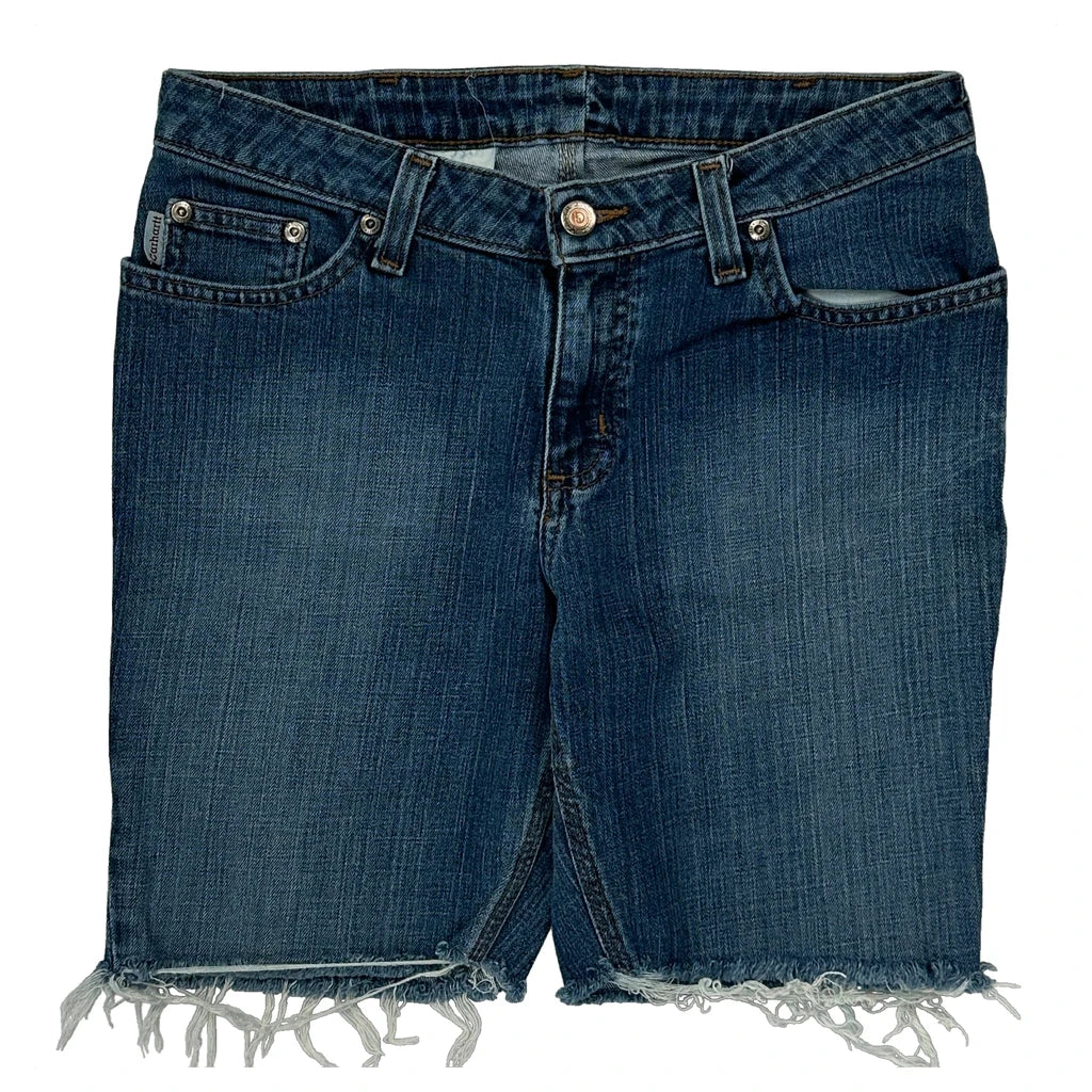 Carhartt Denim Shorts - 29W UK 8 Blue Cotton - Image 2