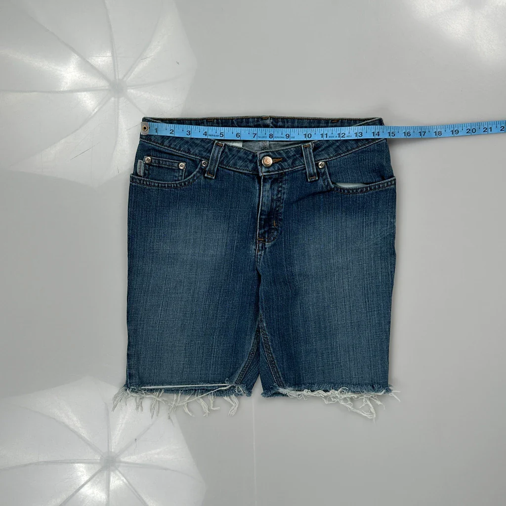 Carhartt Denim Shorts - 29W UK 8 Blue Cotton - Image 3