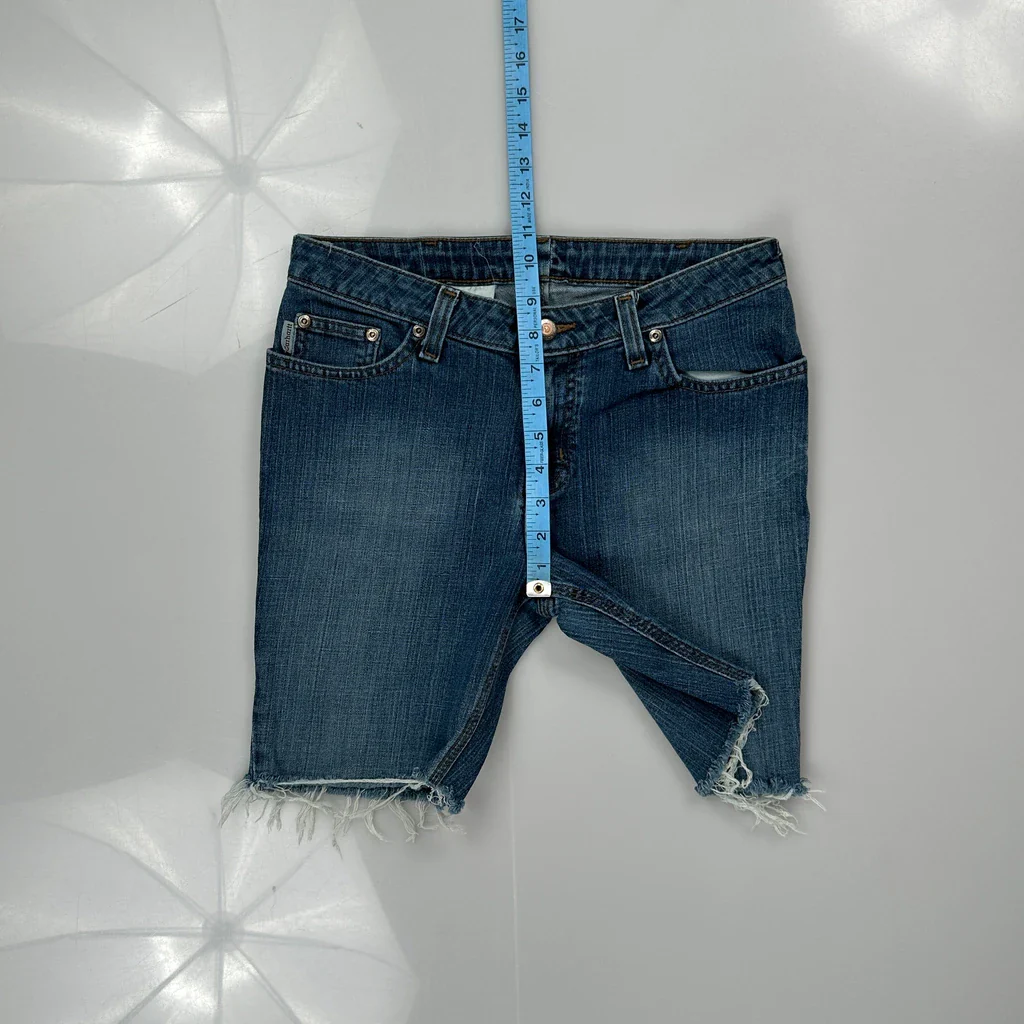 Carhartt Denim Shorts - 29W UK 8 Blue Cotton - Image 4