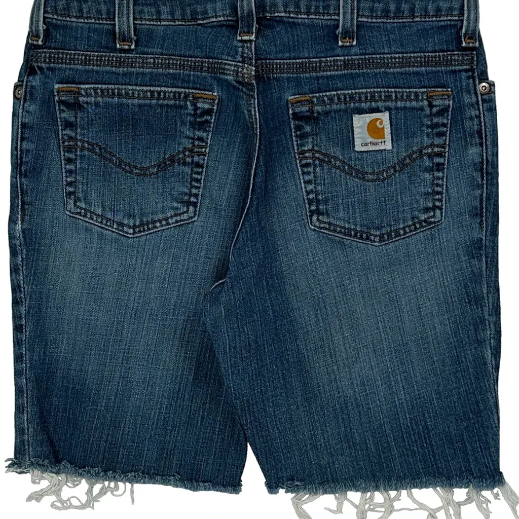 Carhartt Denim Shorts - 29W UK 8 Blue Cotton - Image 7