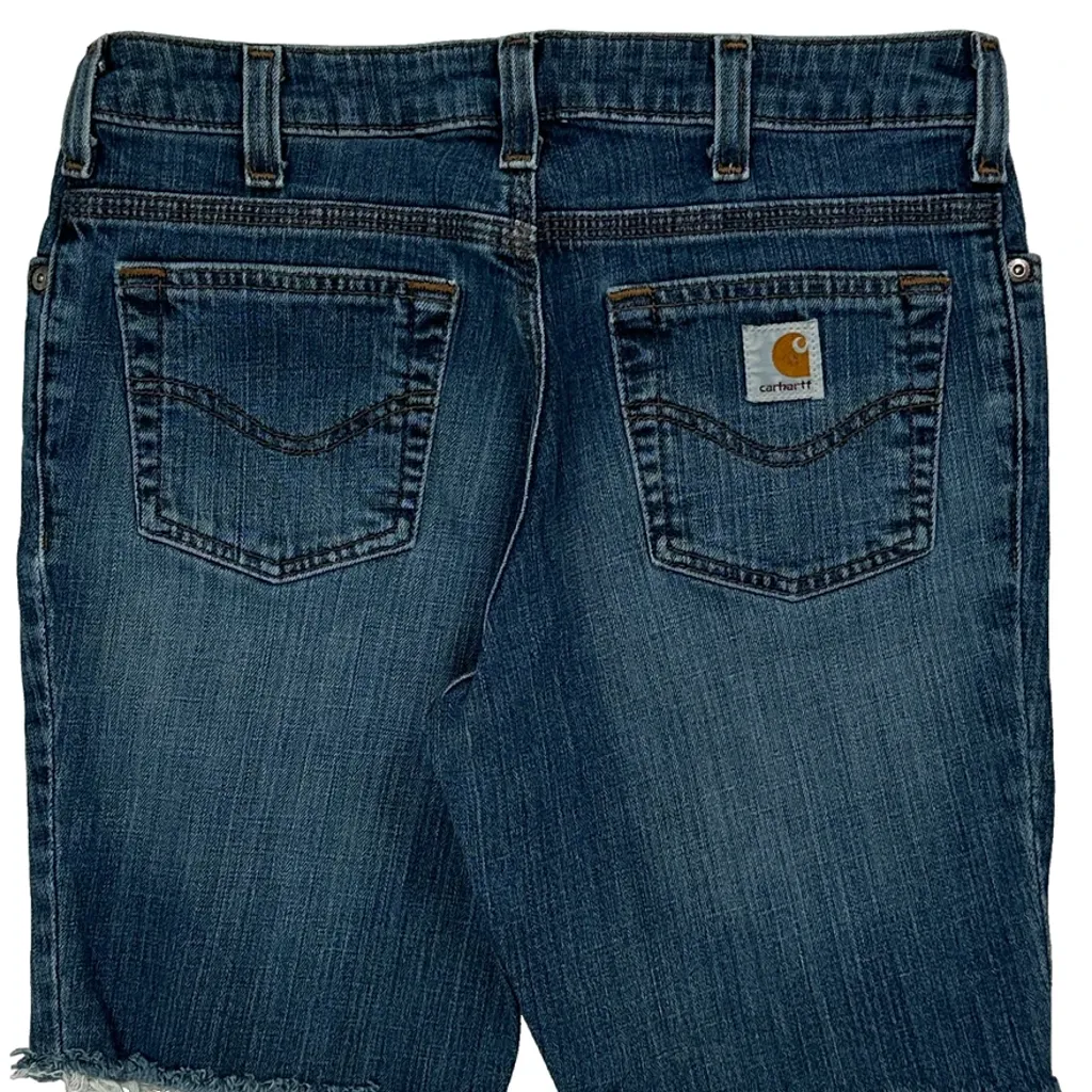Carhartt Denim Shorts - 29W UK 8 Blue Cotton - Image 8