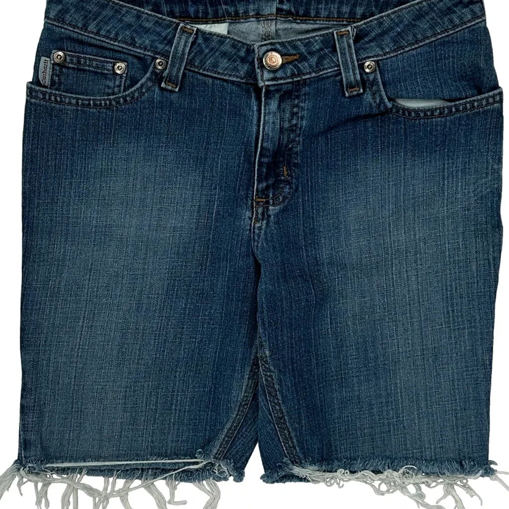 Carhartt Denim Shorts - 29W UK 8 Blue Cotton - Image 9