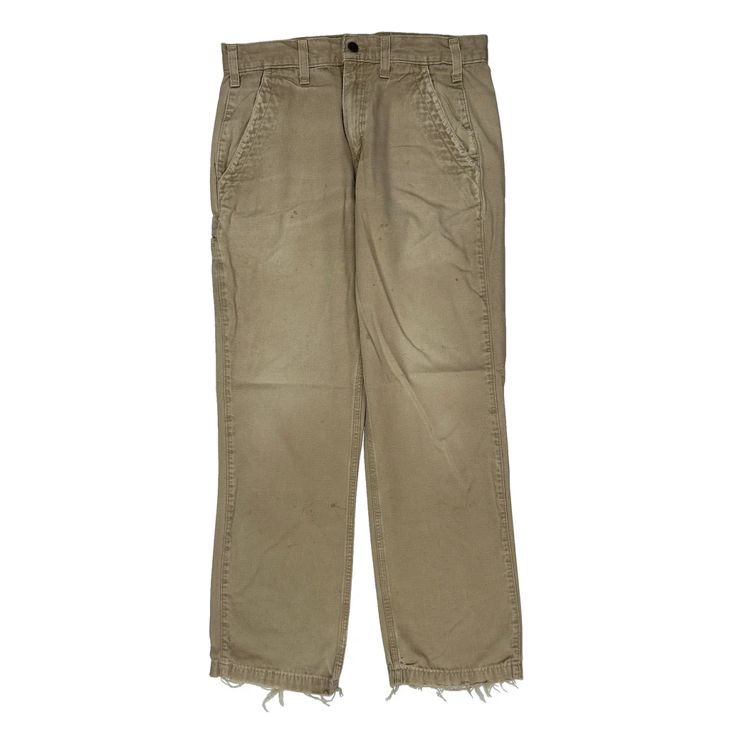 Carhartt Dungarees - 32W 31L Beige Cotton - Image 2