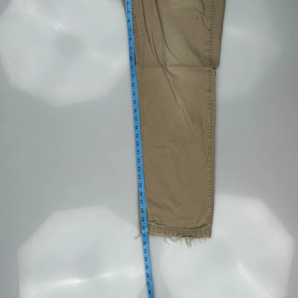 Carhartt Dungarees - 32W 31L Beige Cotton - Image 5