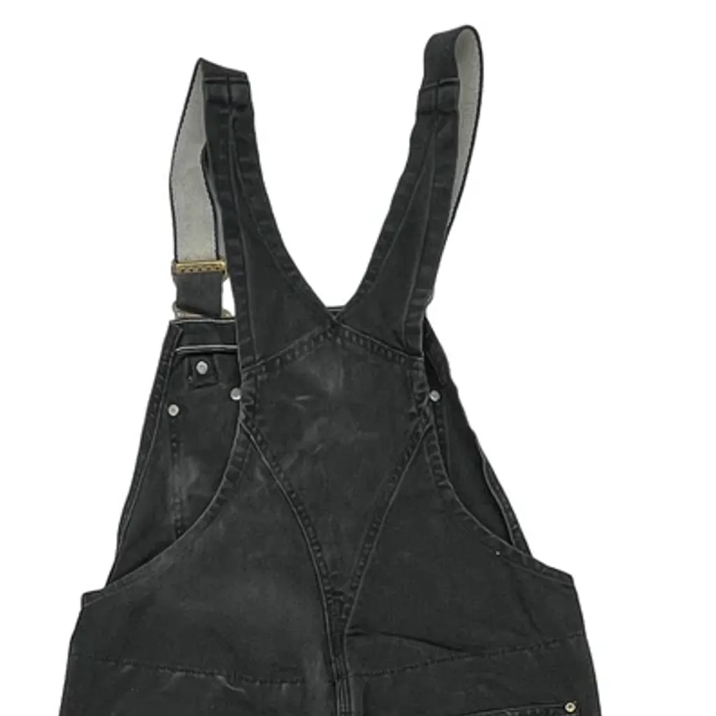 Carhartt Double Knee Dungarees - 34″ Waist Black Cotton - Image 6