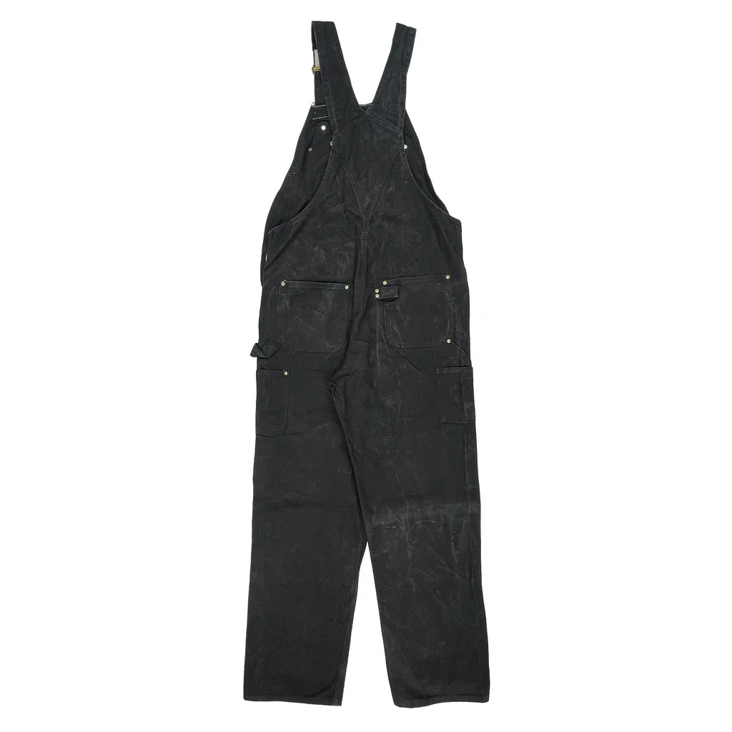 Carhartt Double Knee Dungarees - 38″ Waist Black Cotton