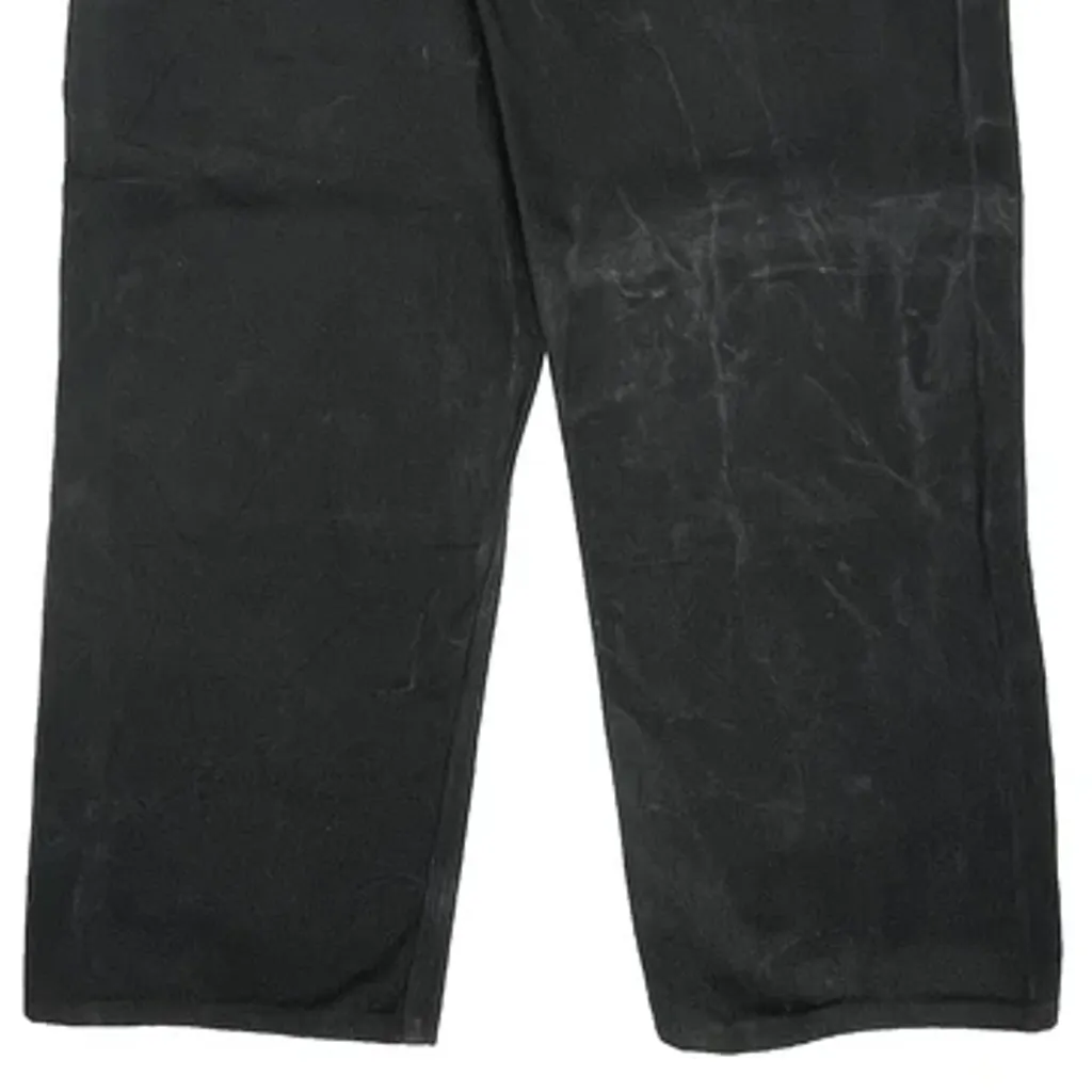 Carhartt Double Knee Dungarees - 38″ Waist Black Cotton - Image 6