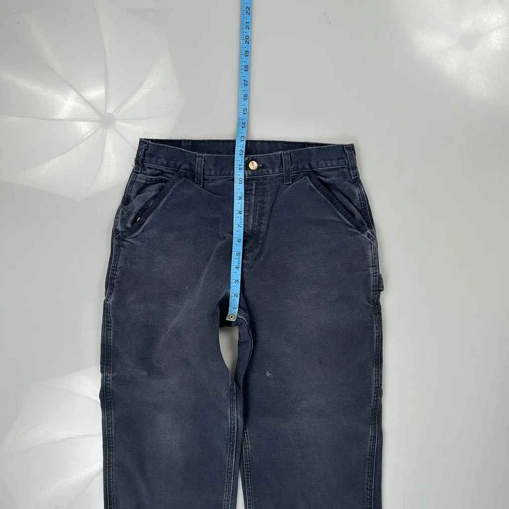 Carhartt Dungarees - 31W 26L Blue Cotton - Image 3