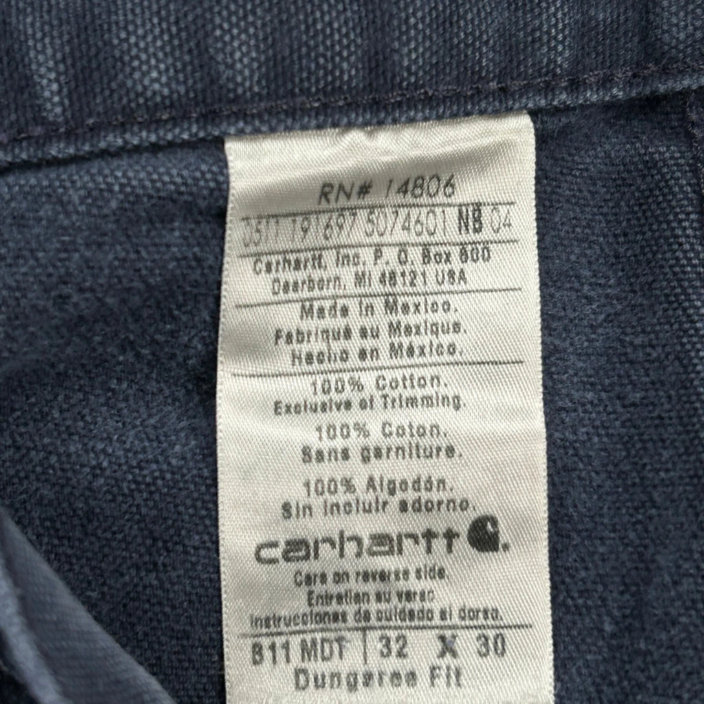Carhartt Dungarees - 31W 26L Blue Cotton - Image 5