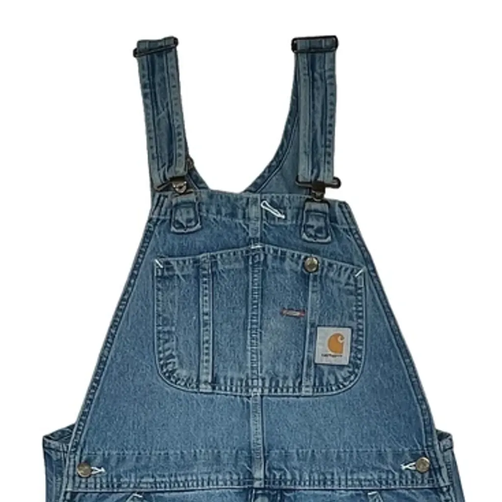 Carhartt Dungarees - 38″ Waist Blue Cotton - Image 7