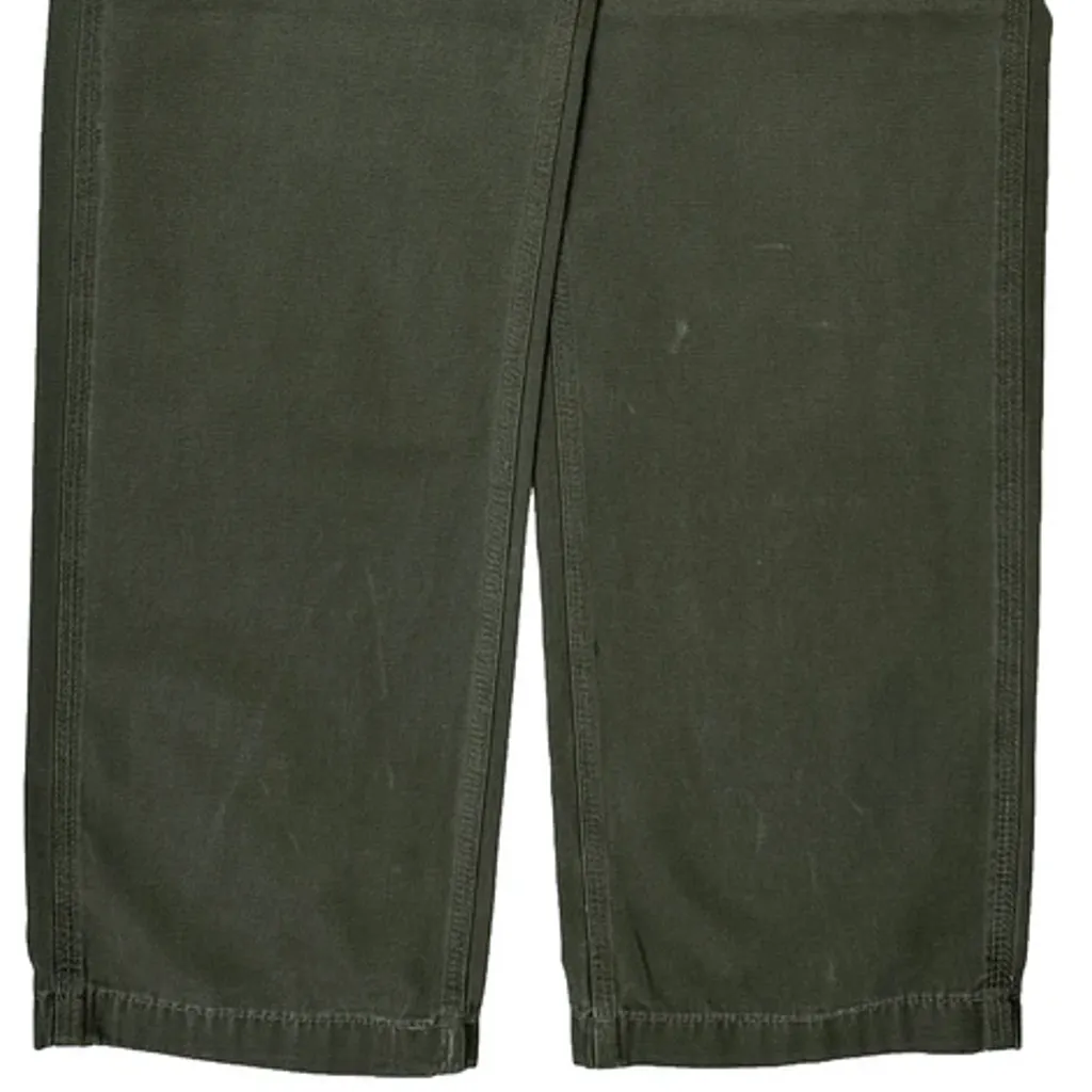 Carhartt B175 Dms Carpenter Trousers - 29W 30L Green Cotton - Image 10