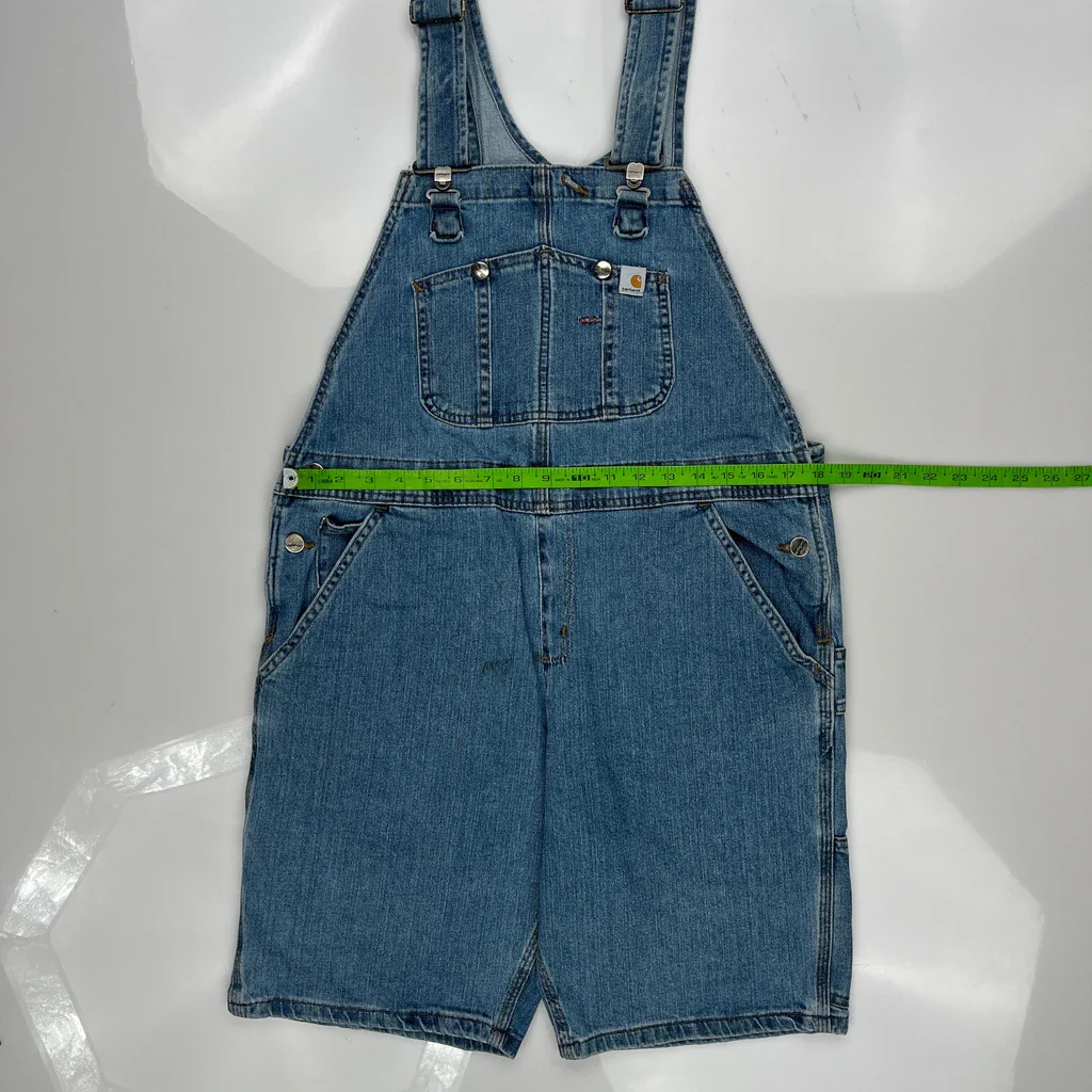Carhartt Dungarees - 36″ Waist Blue Cotton - Image 3