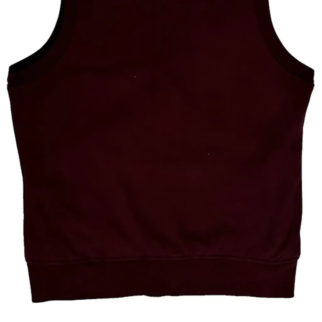 Carhartt Fleece Gilet - Medium Burgundy Cotton - Image 7