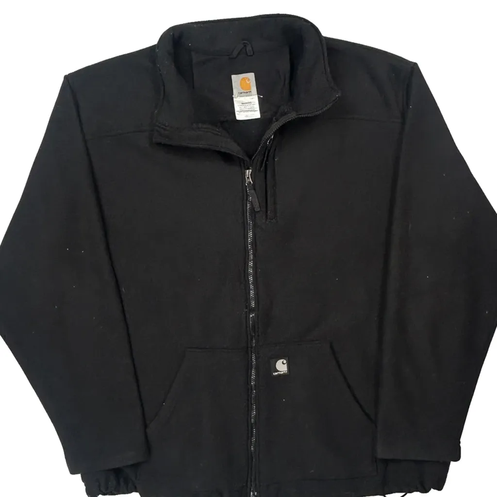 Carhartt Fleece Jacket - 2XL Black Polyester - Image 6