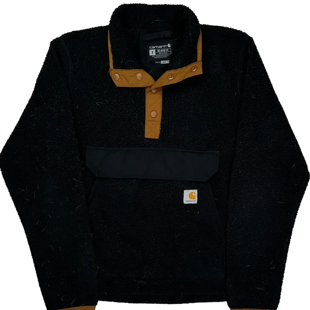 Carhartt Fleece - Small Black Polyester - Image 4