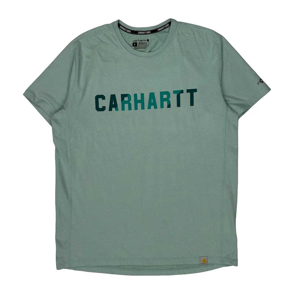 Carhartt Force Carhartt T-Shirt - Medium Green Cotton