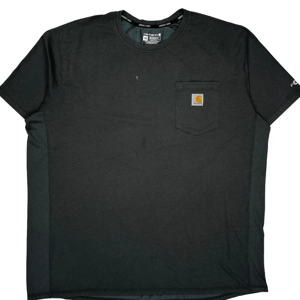 Carhartt Force Carhartt T-Shirt - 2XL Grey Polyester Blend - Image 6