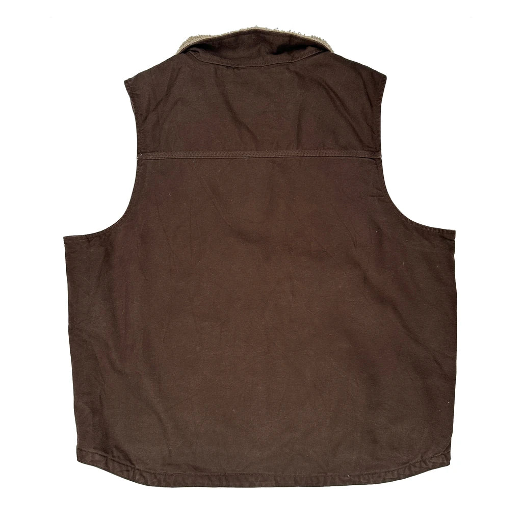 Carhartt Tall Gilet - 2XL Brown Cotton - Image 2