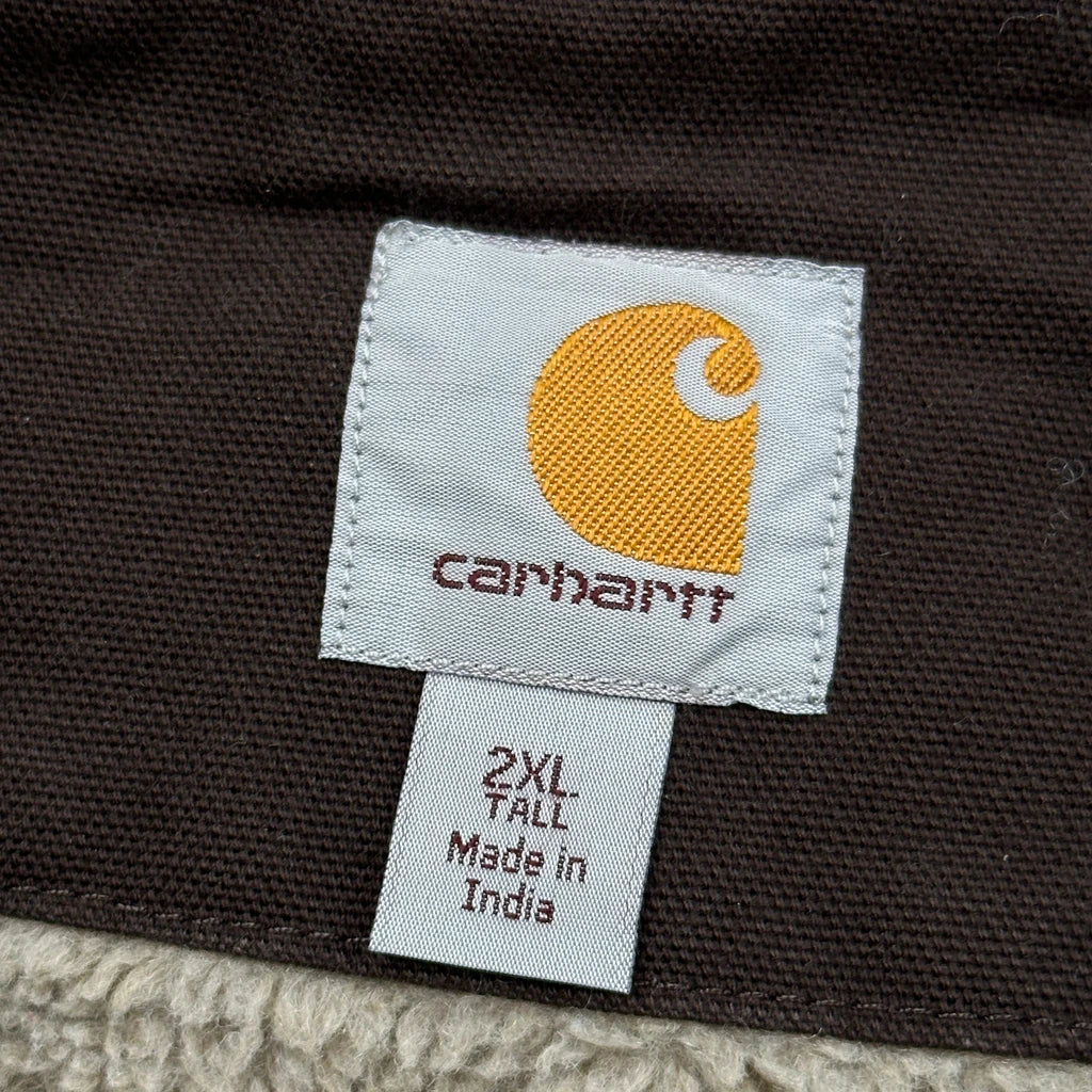Carhartt Tall Gilet - 2XL Brown Cotton - Image 3