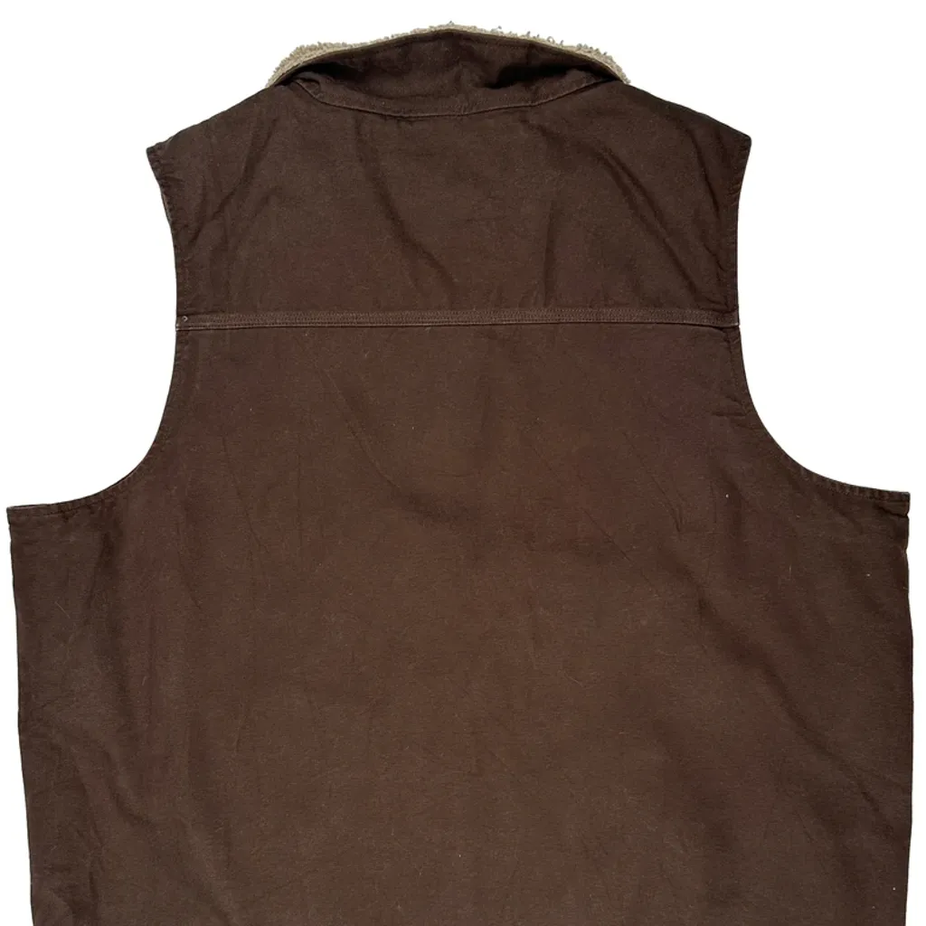 Carhartt Tall Gilet - 2XL Brown Cotton - Image 7