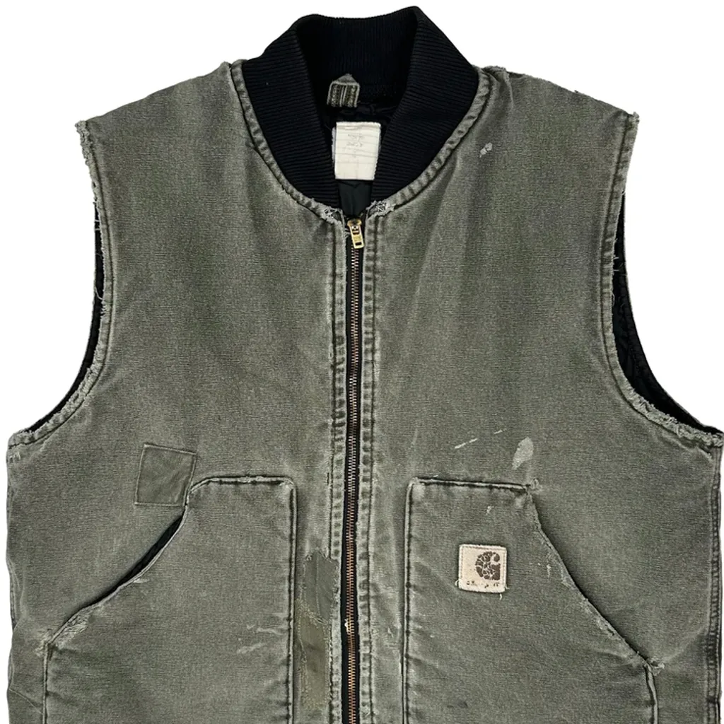 Carhartt Gilet - Large Grey Cotton - Image 4