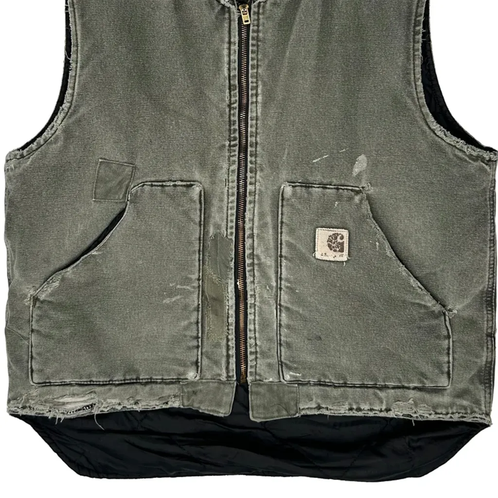 Carhartt Gilet - Large Grey Cotton - Image 5
