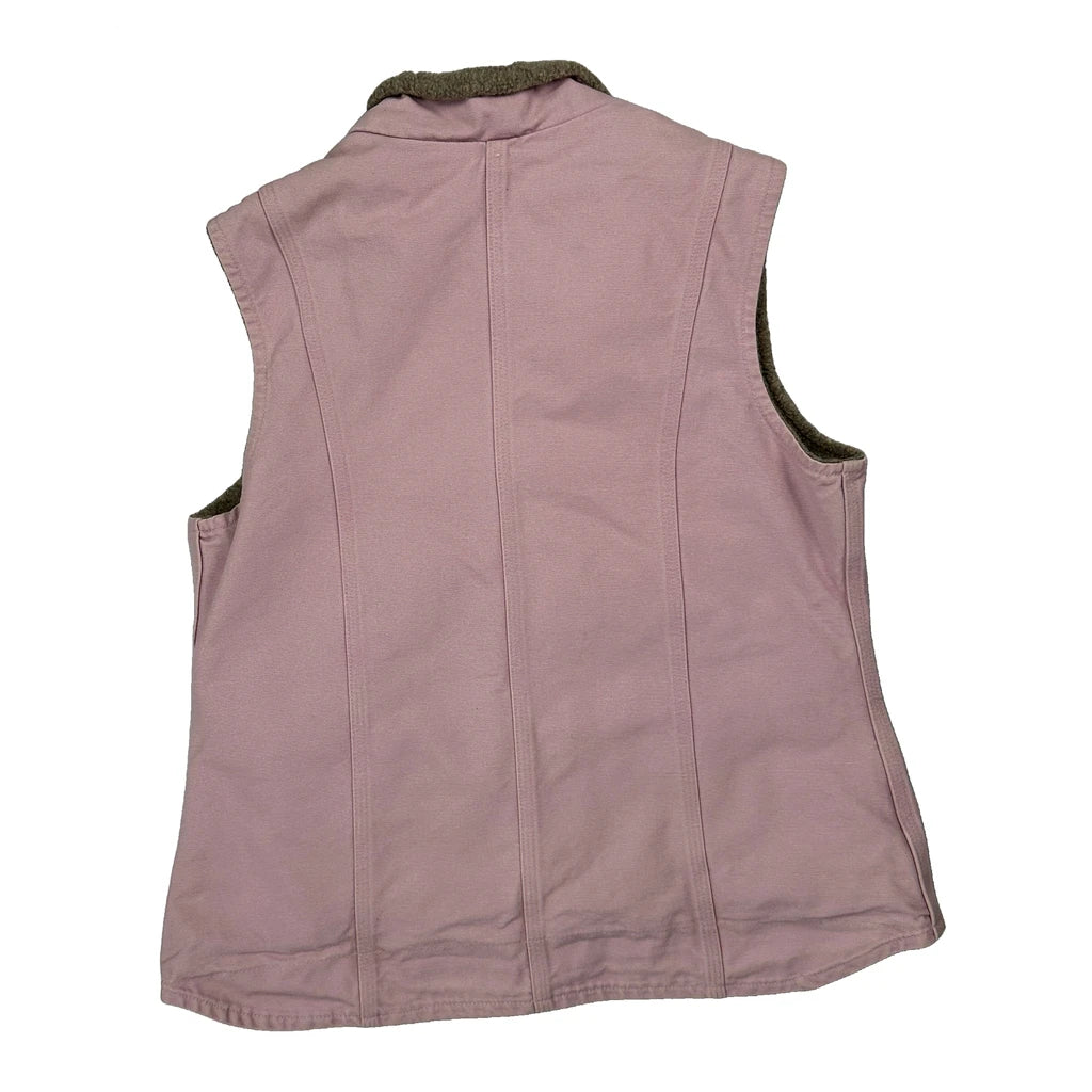 Carhartt Gilet - Medium Pink Cotton - Image 2