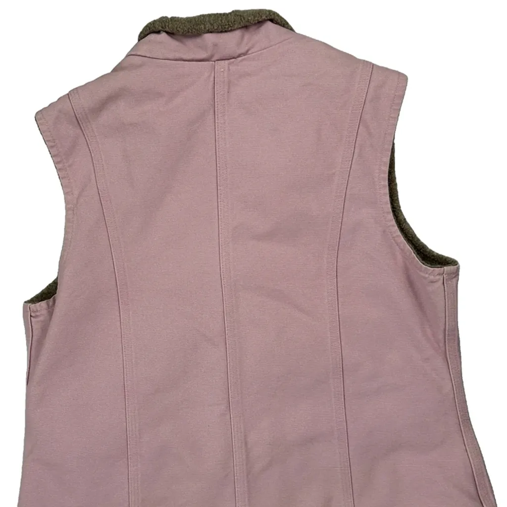 Carhartt Gilet - Medium Pink Cotton - Image 6