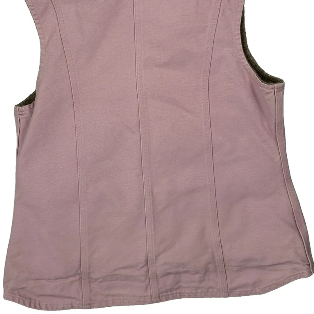 Carhartt Gilet - Medium Pink Cotton - Image 7