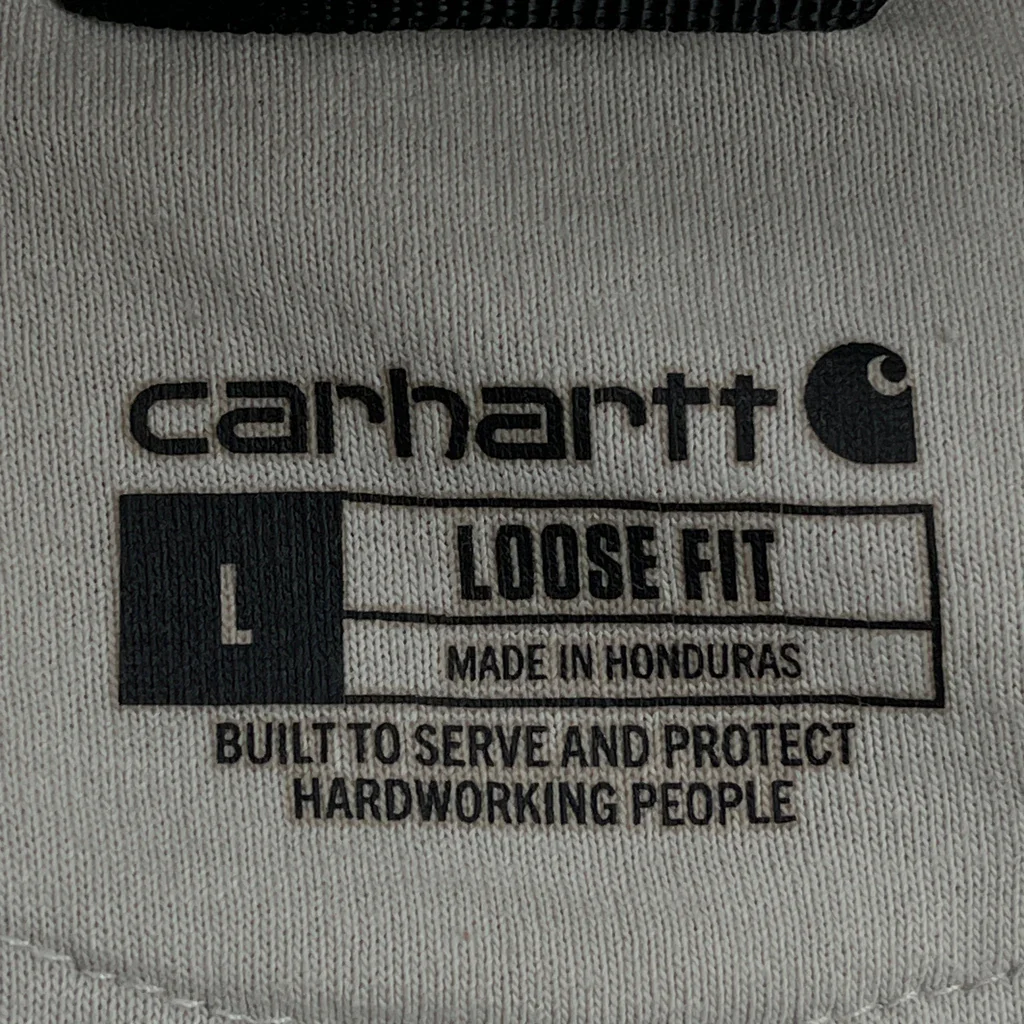Carhartt Hoodie - Large Beige Cotton - Image 3