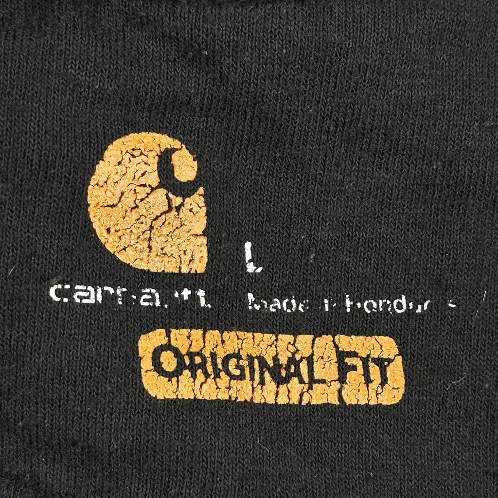 Carhartt Hoodie - Large Black Cotton - Image 3