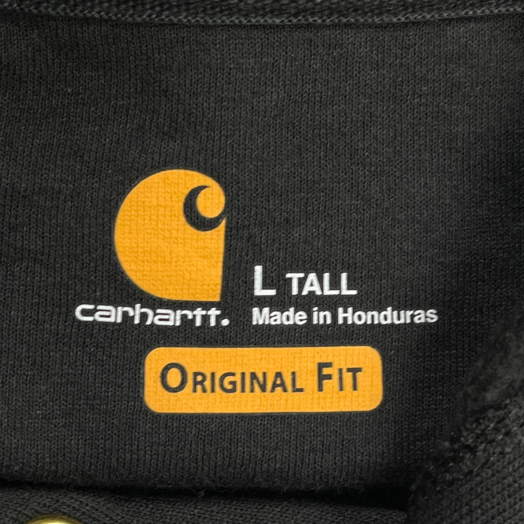 Carhartt Tall Hoodie - Large Black Cotton - Image 3
