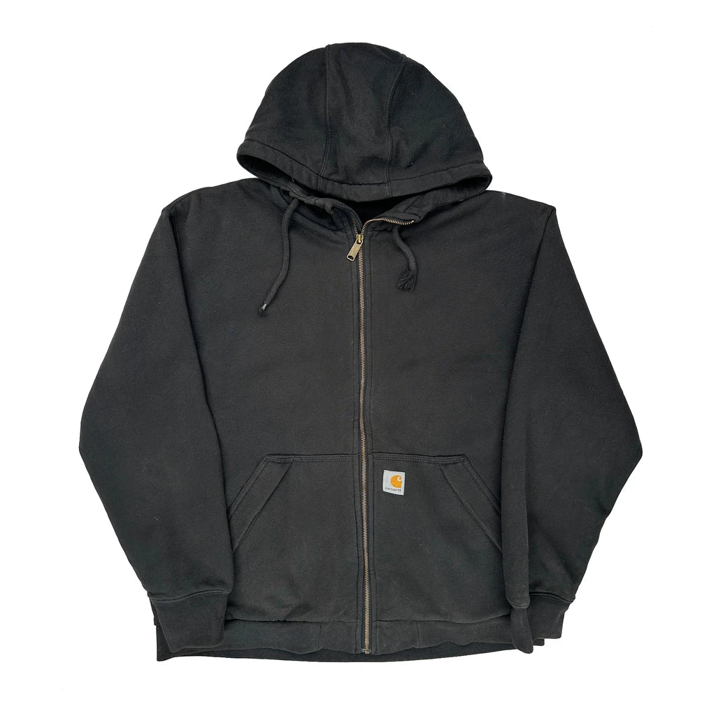Carhartt Hoodie - Large Black Cotton Blend