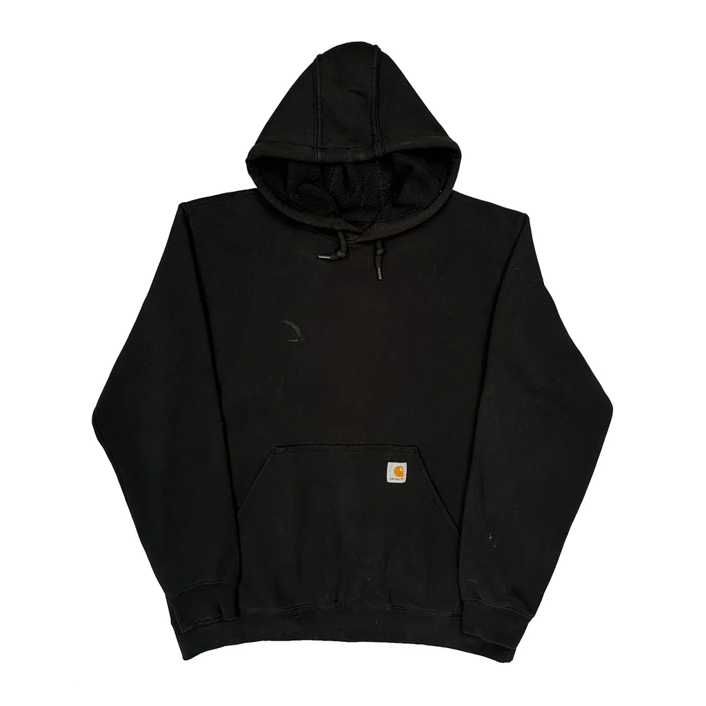 Carhartt Hoodie - Large Black Cotton
