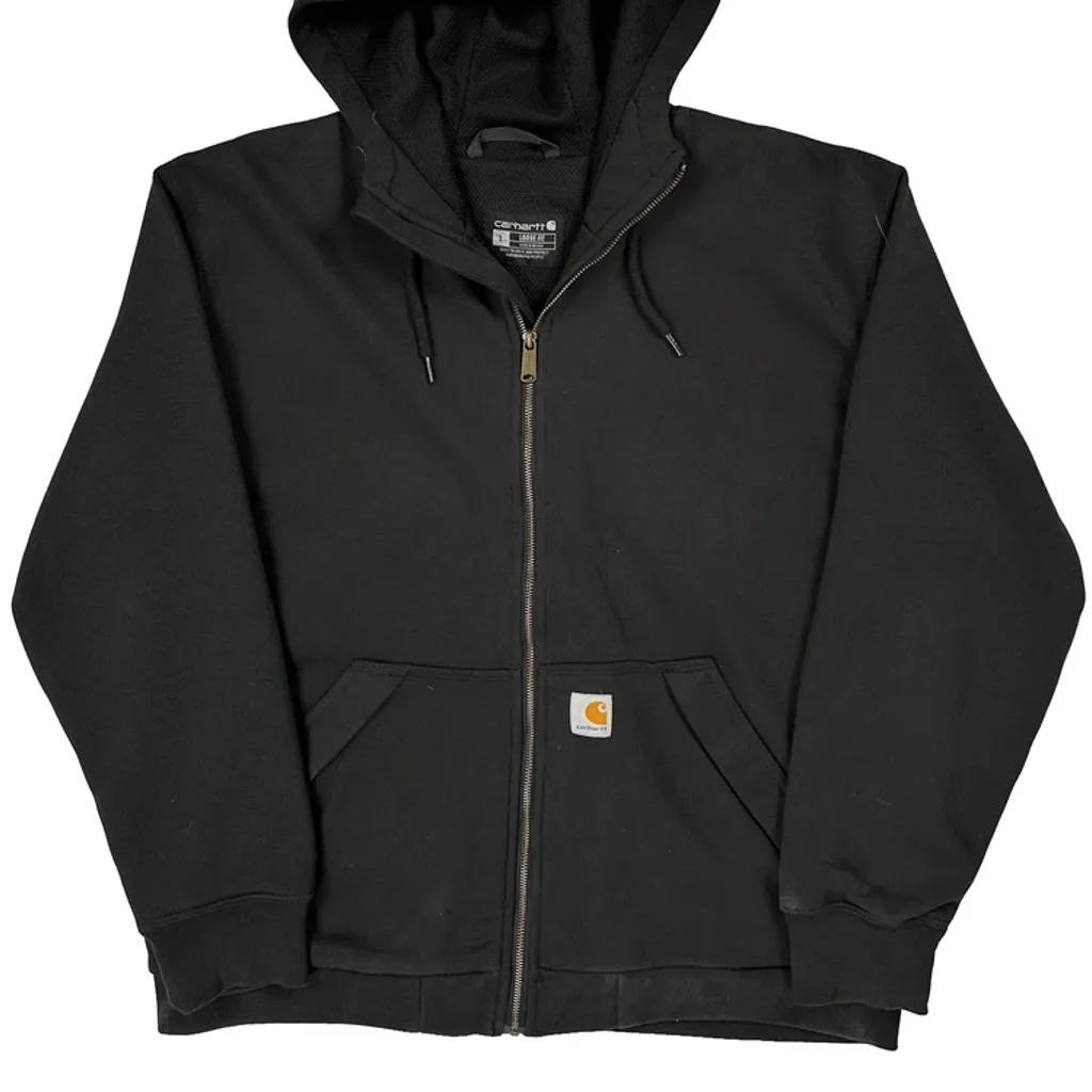 Carhartt Hoodie - Large Black Cotton - Image 5