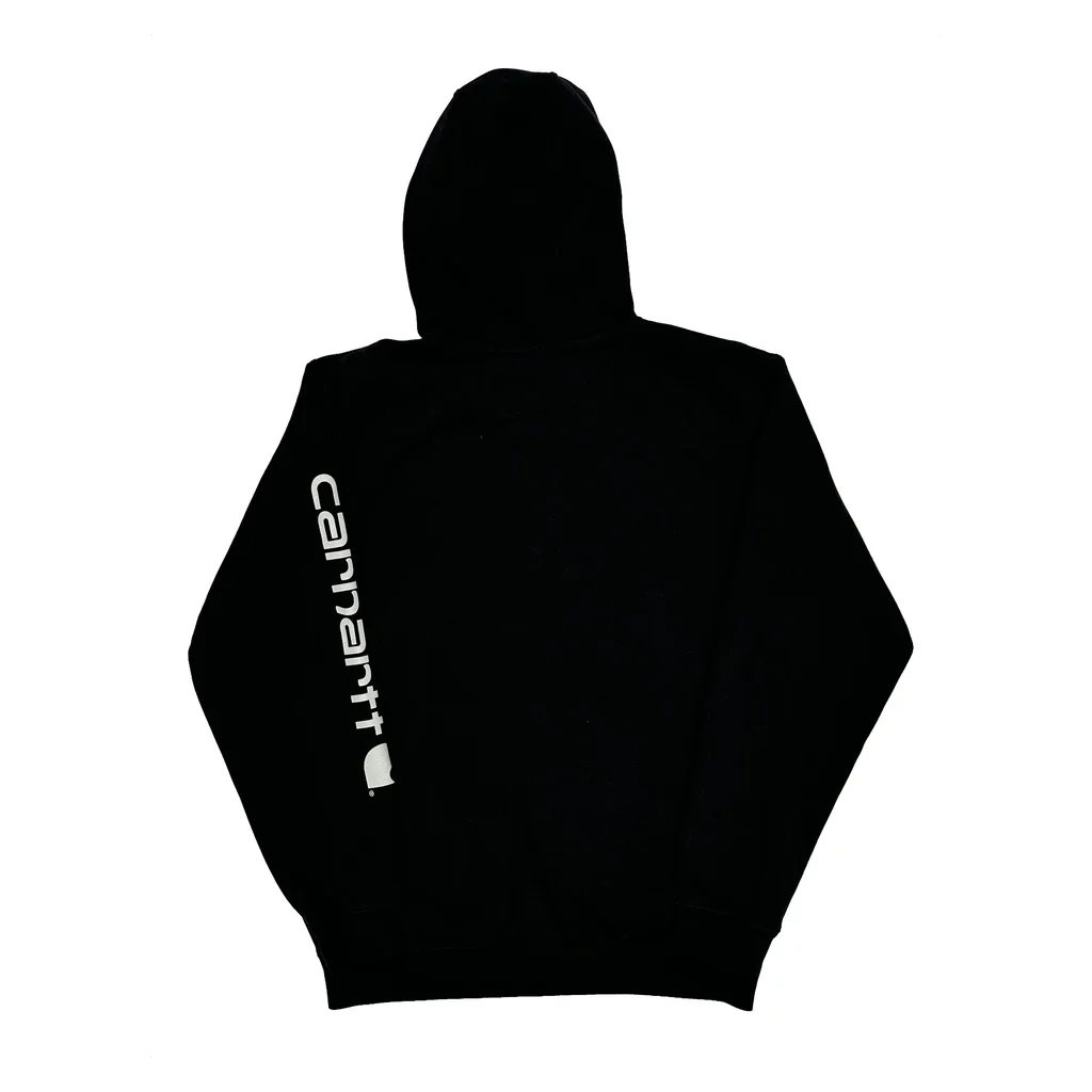 Carhartt Hoodie - Medium Black Cotton - Image 2