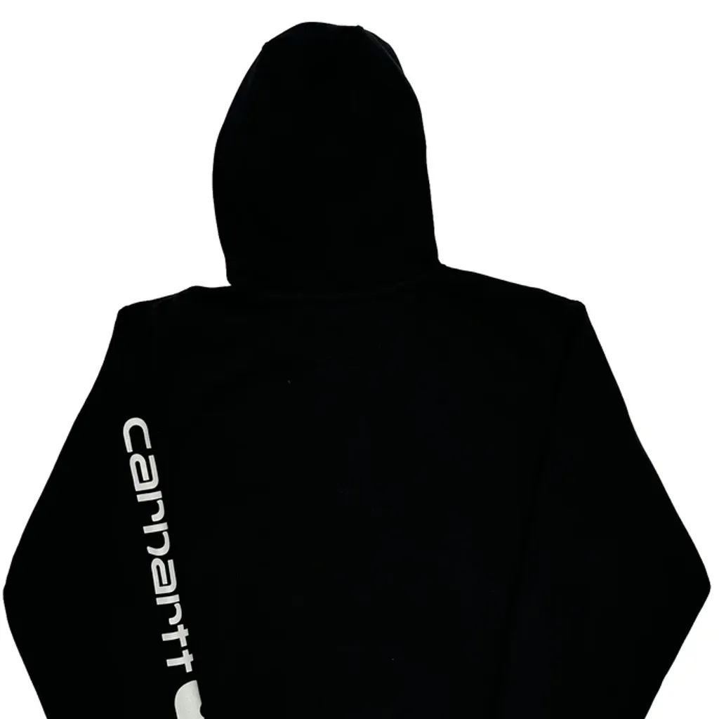 Carhartt Hoodie - Medium Black Cotton - Image 6